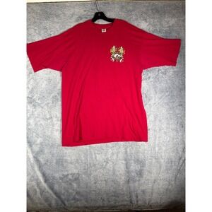 Vintage Fruit of the Loom North Shore Hawaii Graphic T-Shirt Red Mens XL USA